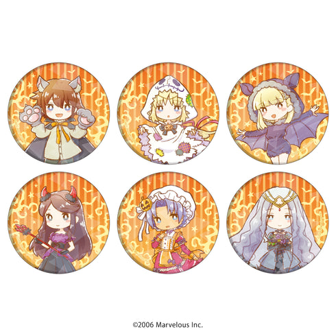 『ルーンファクトリー』 ホログラム缶バッジ(57mm) 01/ハロウィンver. BOX(全6種)(グラフアートイラスト)